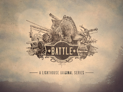 Battle Series church faded lighthouse midieval ministry series sermon texture theme youngadult youthgroup