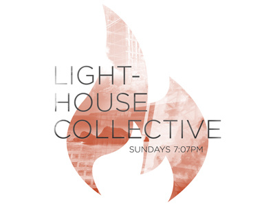 Lighthouse Bulletin Header Graphic bulletin church collage college design flame ministry young adult youth youth group