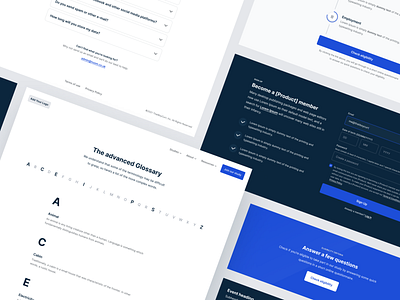 Template Patterns | Webflow by Curtis Lee on Dribbble