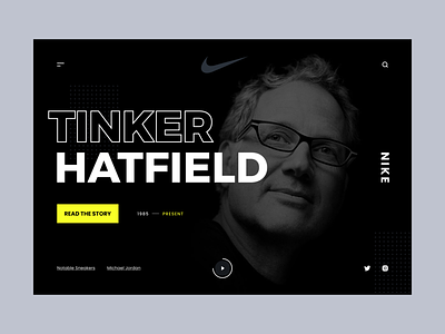 Tinker Hatfield 2022 appdesign footweardesign graphicdesign portfolio productdesign sneakers sneakerwebsite uidesign uxdesign webdesign