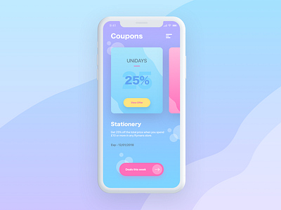 Coupon Wallet graphicdesign productdesign uidesign uxdesign webdesign