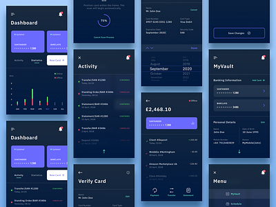 Offline Banking App appdesign banking bankingapp dashboard financialapp fintech graphicdesign productdesign uidesign uxdesign webdesign