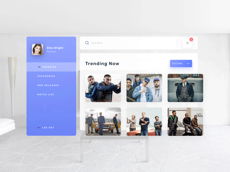 Gesture Interface by Curtis Lee on Dribbble