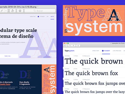 Type System tool. 💥 api conceptornot fonts googlefonts modularscale system type