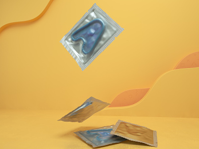A 3d alphabet cinema 4d condoms design