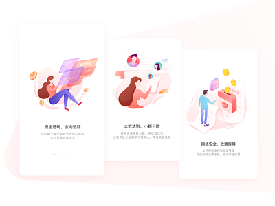 financial illustration character design financial illustration ui