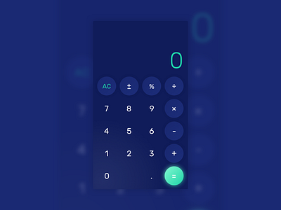 Daily Ui 4 - Calculator