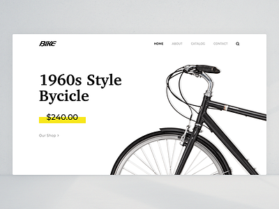 Bike Website shop bike design shop website