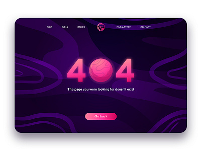 404 Page design