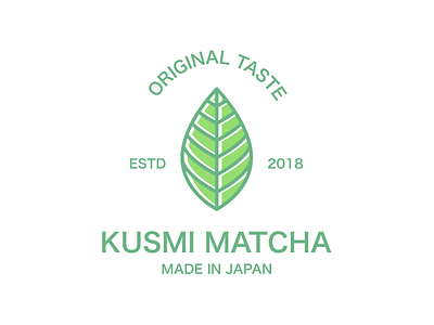 Matcha Tea Logo design japan japanese matcha tea