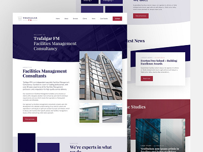 Trafalgar FM: Coming Soon design development web design