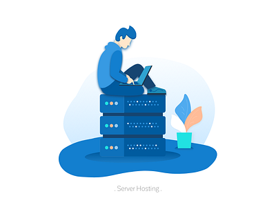 Server Hosting hosting illustration server server hosting