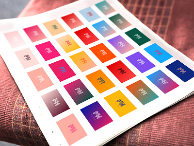 Color testing - Business Cards brand development branding color combination logo personal brand print self promo