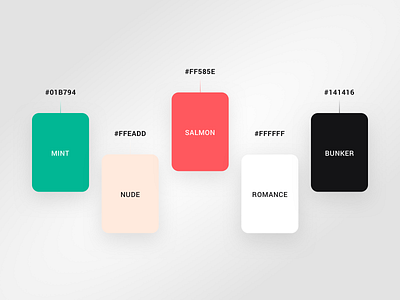 GLAMI – Brand color palette