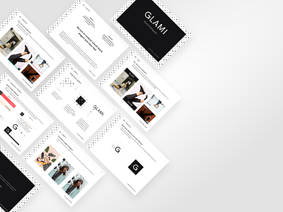 GLAMI – Styleguide brand brand style guide branding guidelines logo pattern product branding style guide typography uiuxdesign