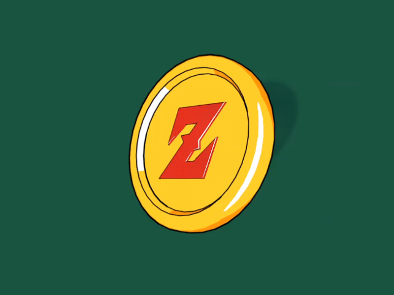 A Gold coin for 'DRAGON BALL Z' 3d c4d cel shading toon shading