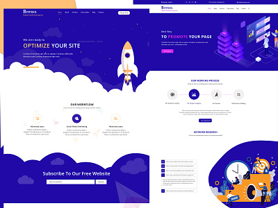 Seo & Digital Marketing Template minimal design seo