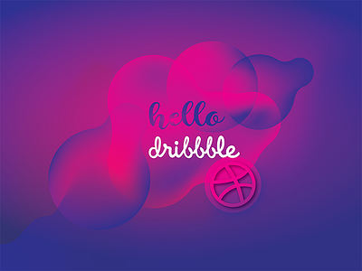 Hello Dribbble dribbblers dribble hello