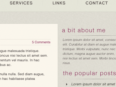 I <3 Helvetica blog brown cream grain helvetica minimalist portfolio wordpress