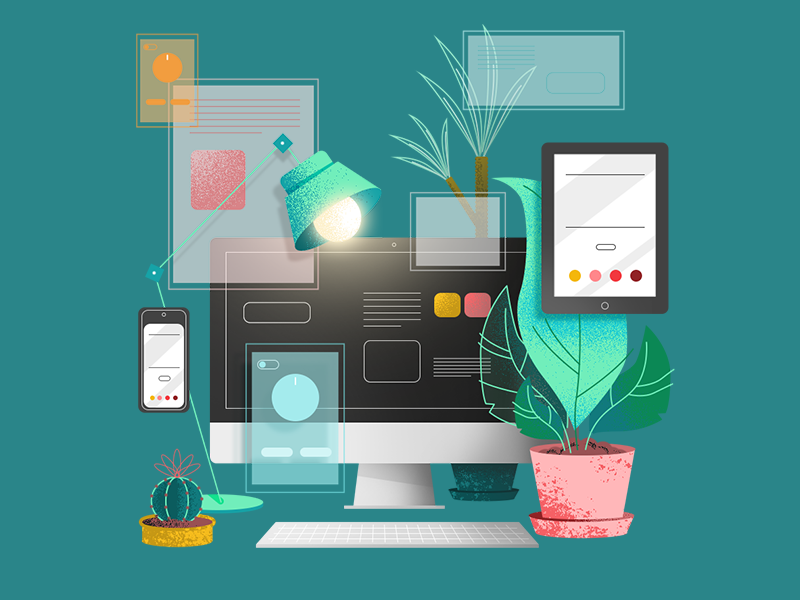 Office times! by Charisto K. on Dribbble