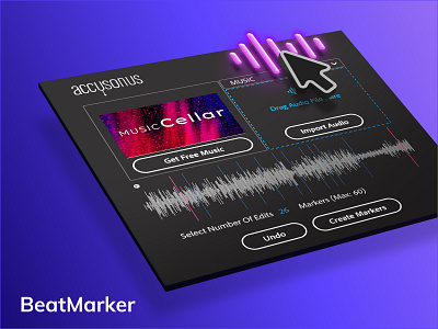 BeatMarket UI design