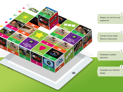 CBBC Mobile App - Initial Concept Idea app children concept entertainment explore fun ipad iphone kids mobile ui ux