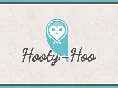 Hooty Hoo animal font handwriting hoo hoodie hoot illustration logo owl vector