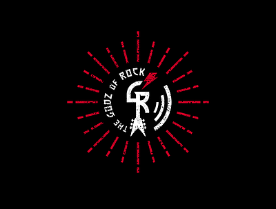 The GODZ of ROCK branding design logo