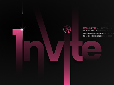 One dribbble invite to give away, and FAST! dribbble invite graphic design invite