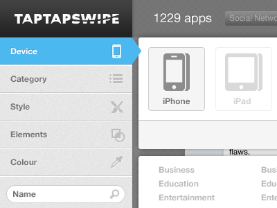 tap tap swipe app icon iphone menu navigation