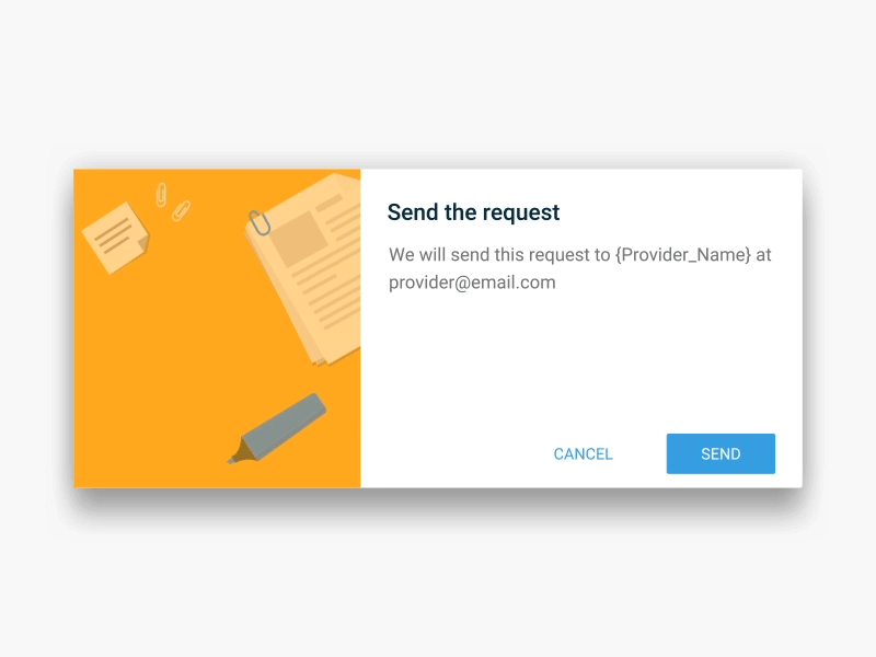 Send the request