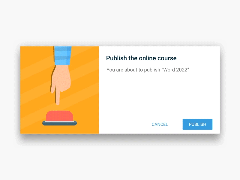 Publish online course