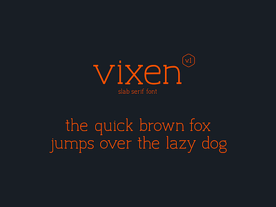 Vixen Typeface Design coming font serif slab soon type typeface typography vixen vol1