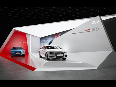 Exhibition stand design concept for Audi7 booth design design exhibitions exhibit design exhibition booth design exhibition design exhibition stand design stand design