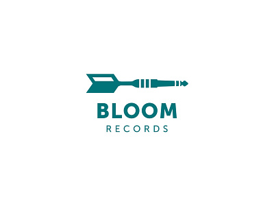 Bloom Records // Record Label brand design brand identity branding design dribbble freelance label logo logo design music rock