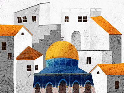 Jerusalem/ Palestine arabic illustration ipad jerusalem palestine procreate vector
