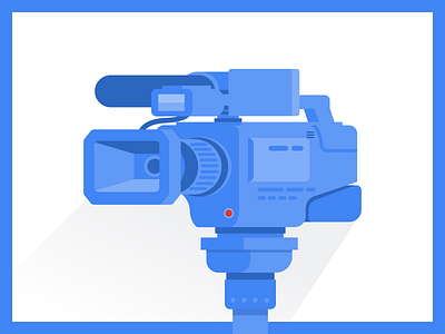 Livestream blue camera live livestream monochrome perspective recording video video camera