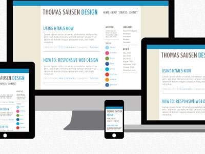 Responsive Web Design Graphic adaptive beige blue design graphic illustration imac ipad iphone macbook pro responsive responsive web design web white