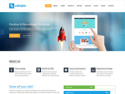 Free Landing Page Bootstrap Template agency bootstrap business company designer developer freelancer landing marketing multipurpose