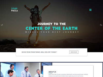 Tour Pagla – Travel Bootstrap Landing Page Template