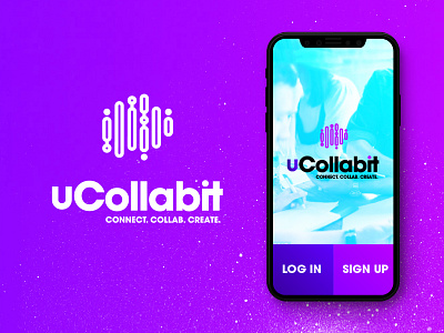 uCollabit Identity app branding collaboration community design graphic idenity logo ux