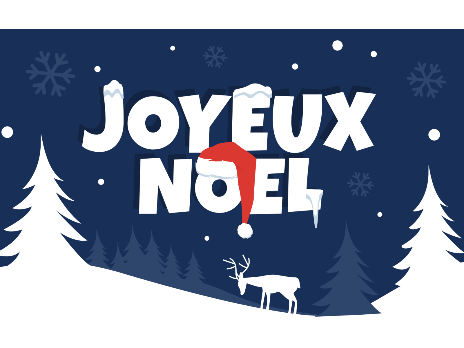 Happy Christmas Announcement by Elodie on Dribbble