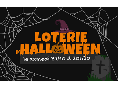 Halloween Lottery - Event Announcement announcement halloween lottery