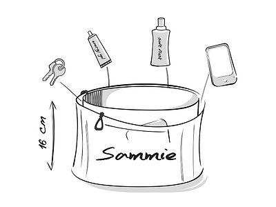 Running Belt - Concept Design concept design drawing illustration illustrator sammie