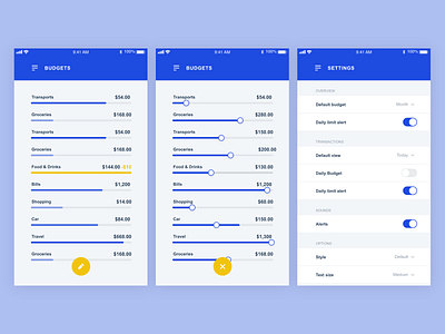 Xd - Daily Challenge #1 - Personal Finance App adobe xd exploration financial app ui design xddailychallenge