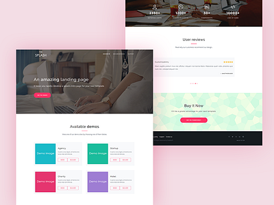 TheSplash - Template Landing Page