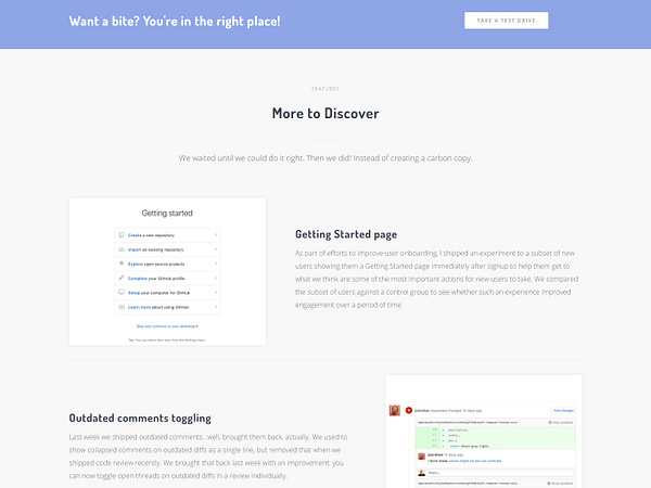 Github landing page redesign by TheTheme.io on Dribbble