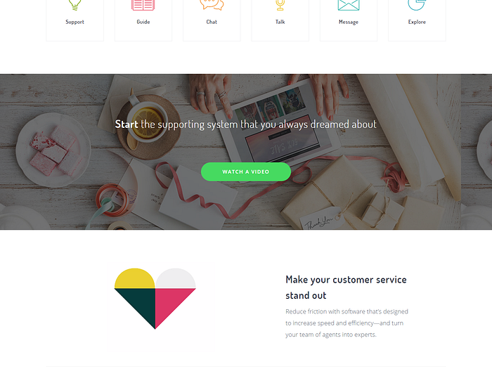 Zendesk landing page redesign by TheTheme.io on Dribbble