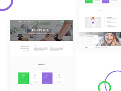 Services bootstrap business css html saas services software startup template thesaas webapp