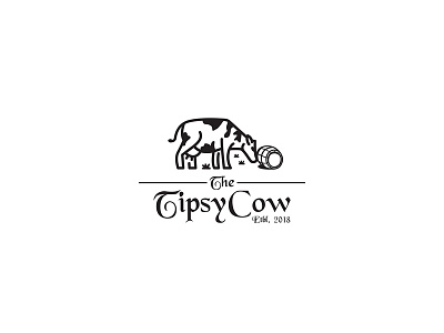 Cow barrel cow pub tipsy